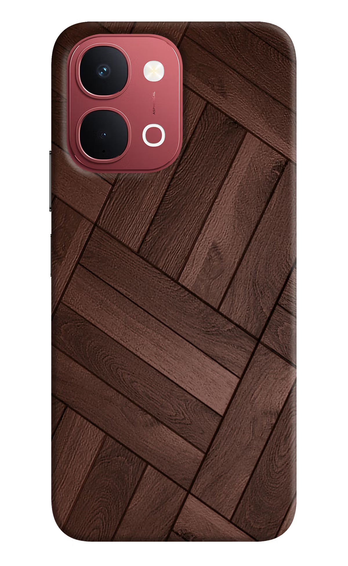 Wooden Texture Design Vivo Y51 Pro 5G Back Cover