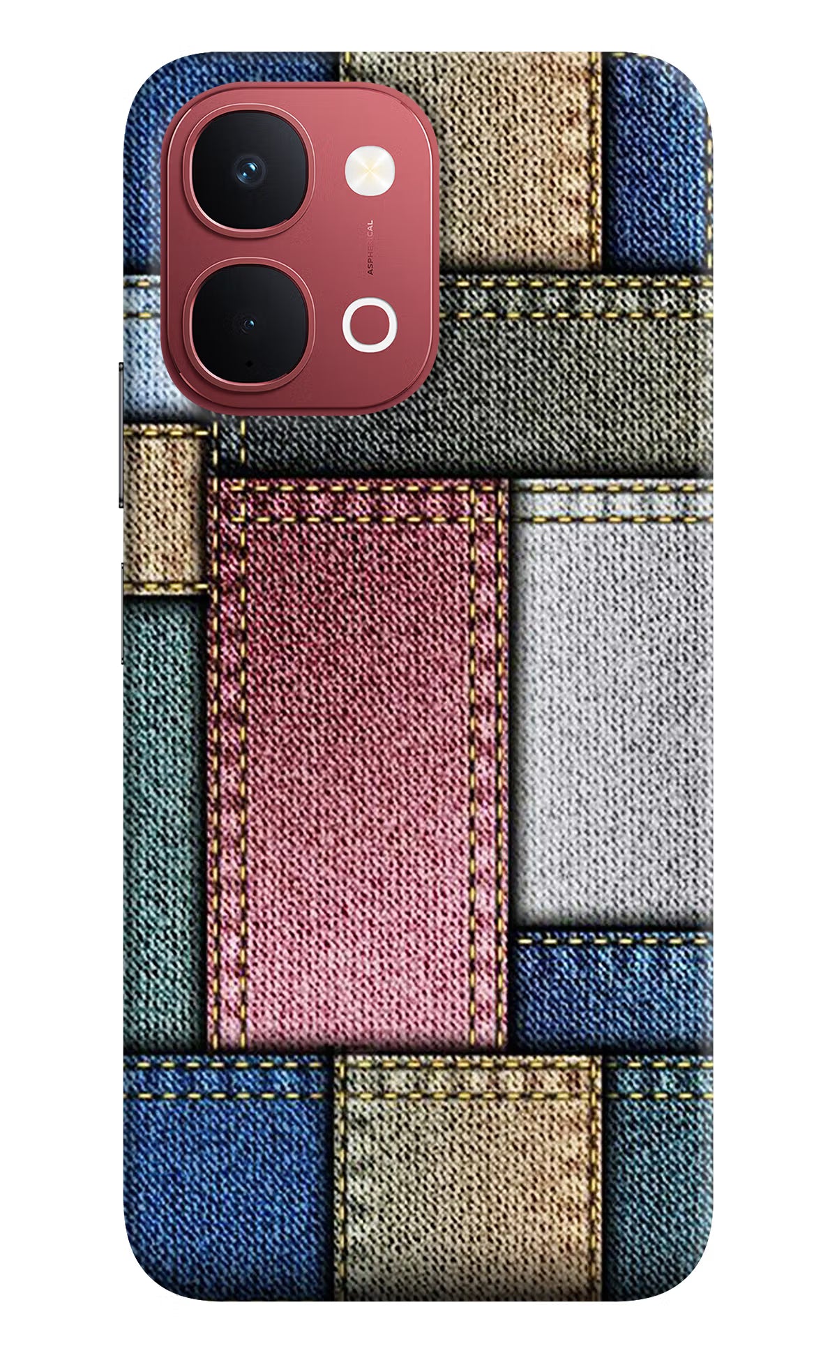 Multicolor Jeans Vivo Y51 Pro 5G Back Cover