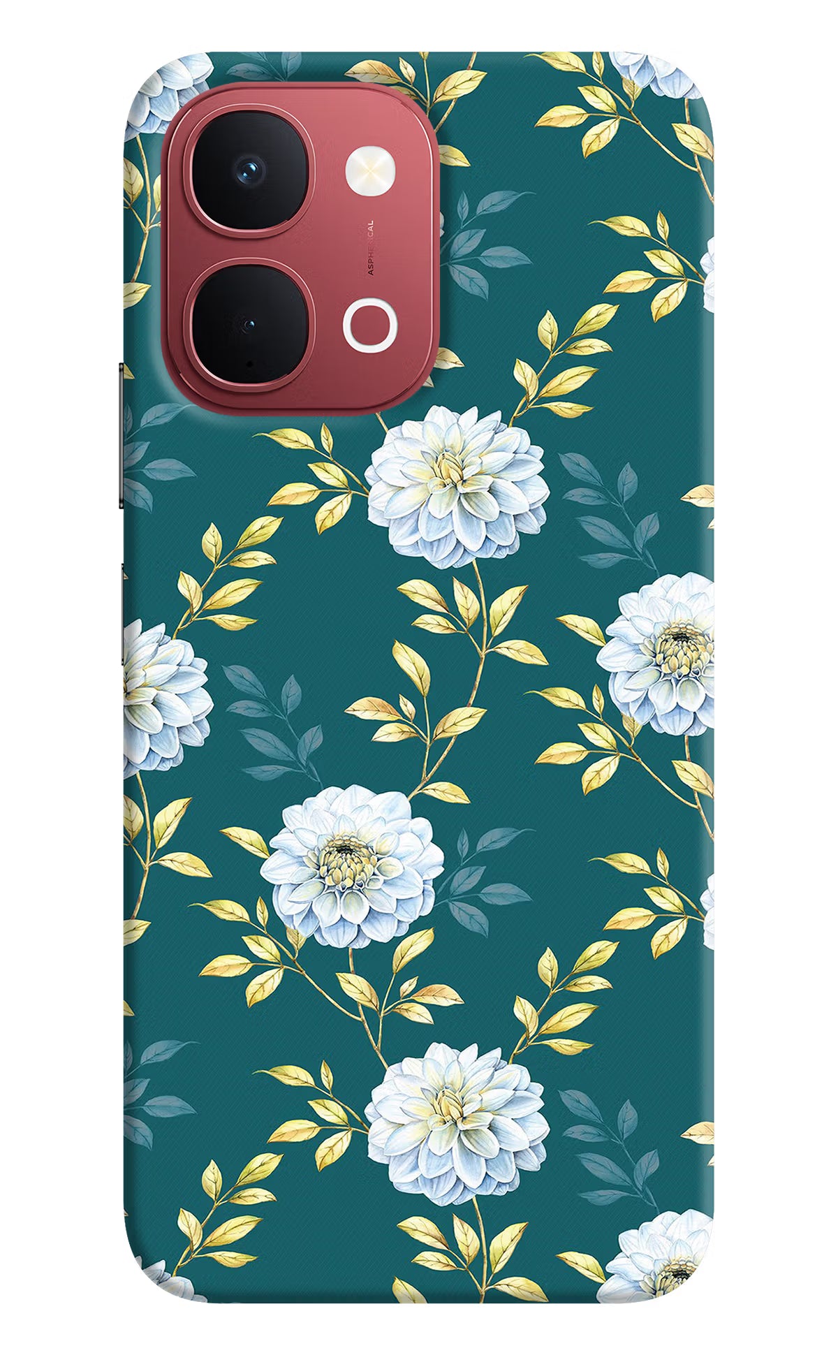 Flowers Vivo Y51 Pro 5G Back Cover