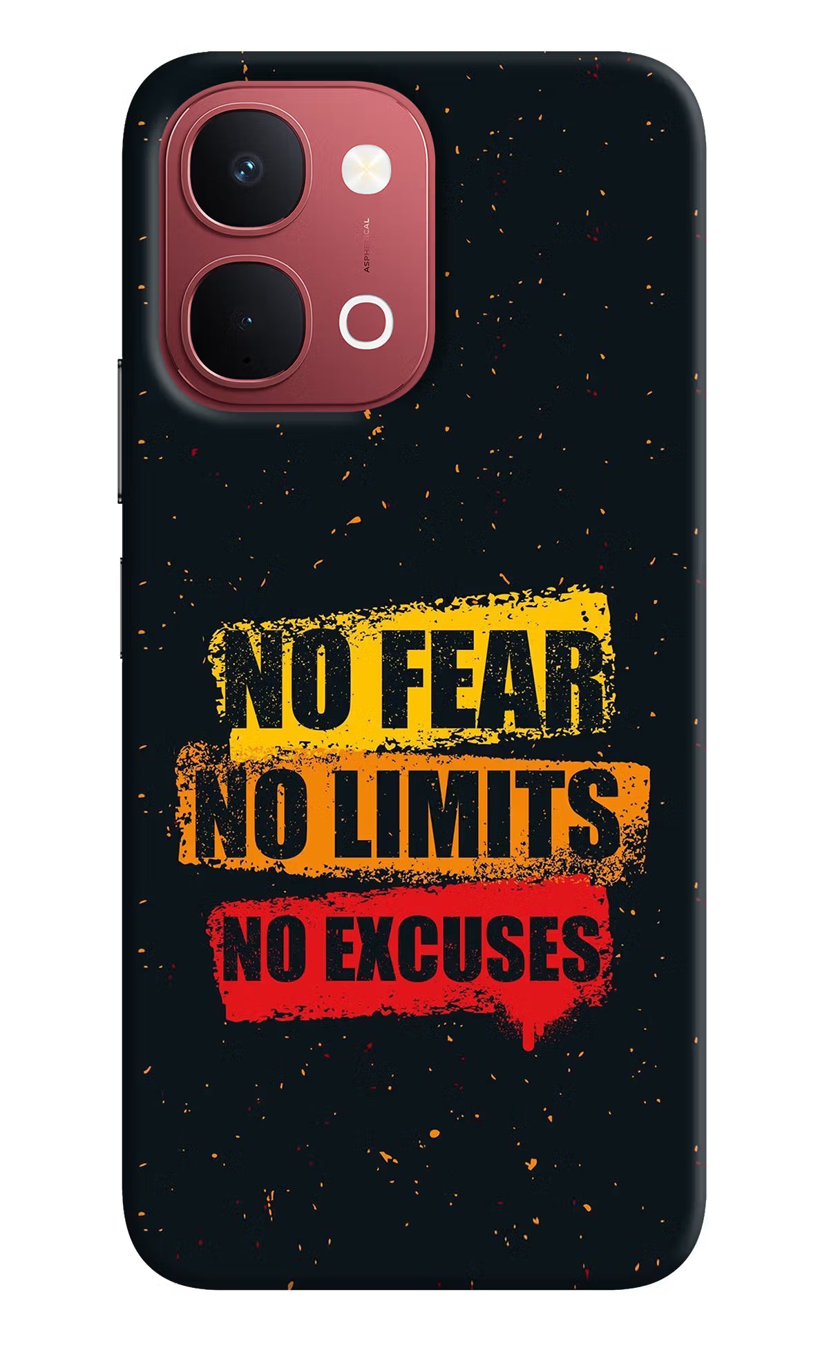 No Fear No Limits No Excuse Vivo Y51 Pro 5G Back Cover