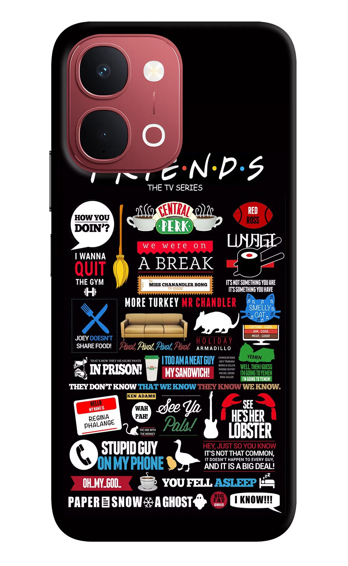 FRIENDS Vivo Y51 Pro 5G Back Cover