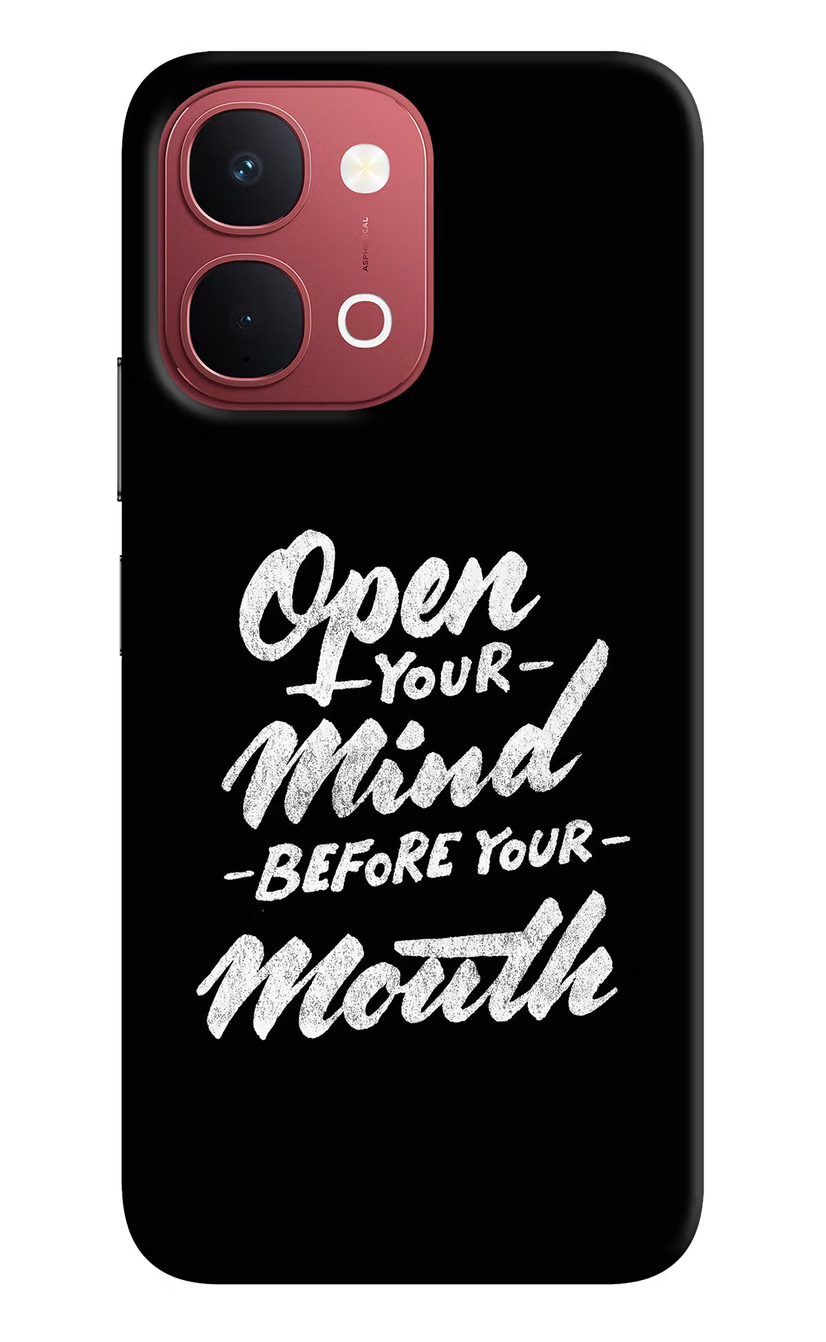 Open Your Mind Before Your Mouth Vivo Y51 Pro 5G Back Cover