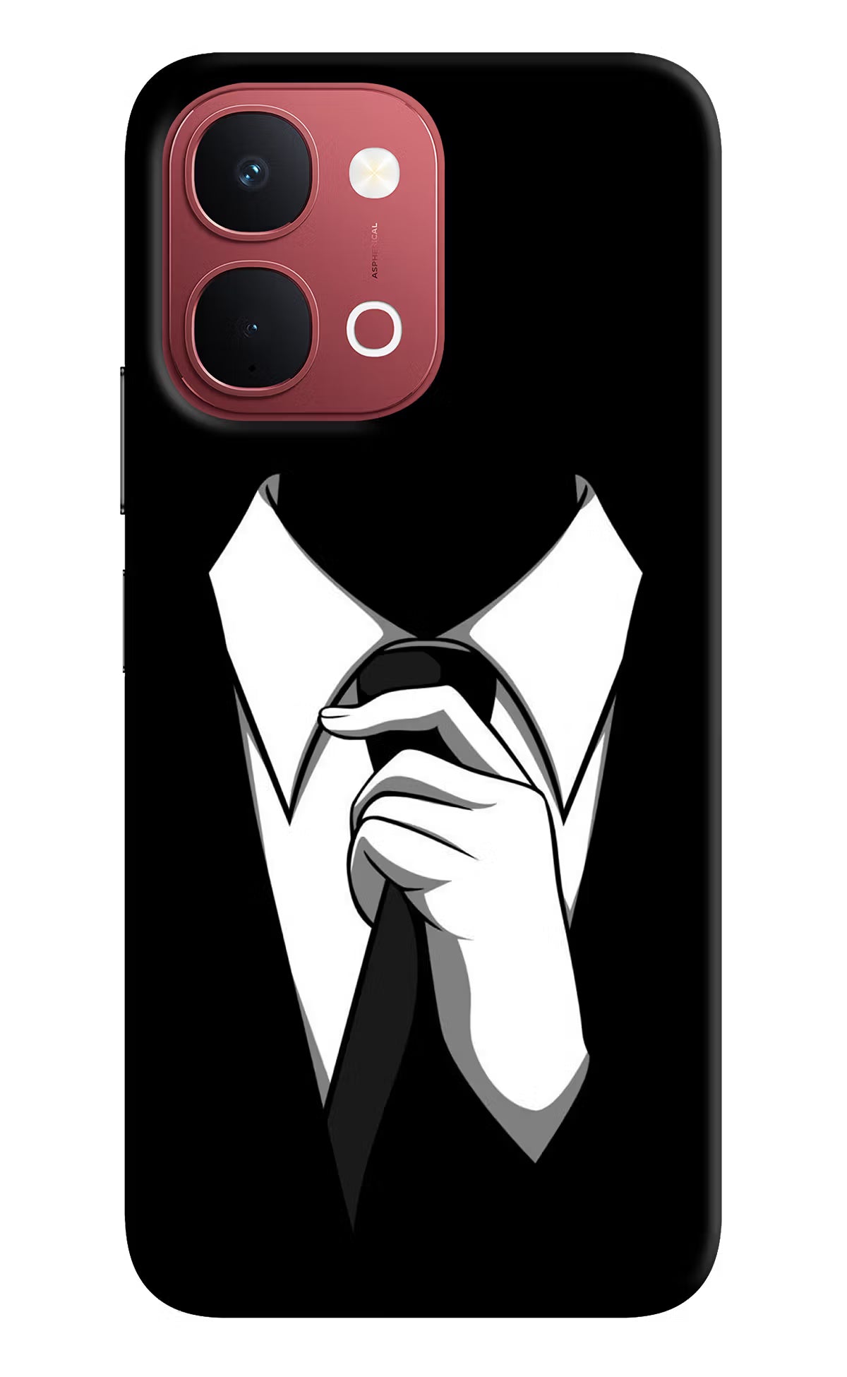 Black Tie Vivo Y51 Pro 5G Back Cover