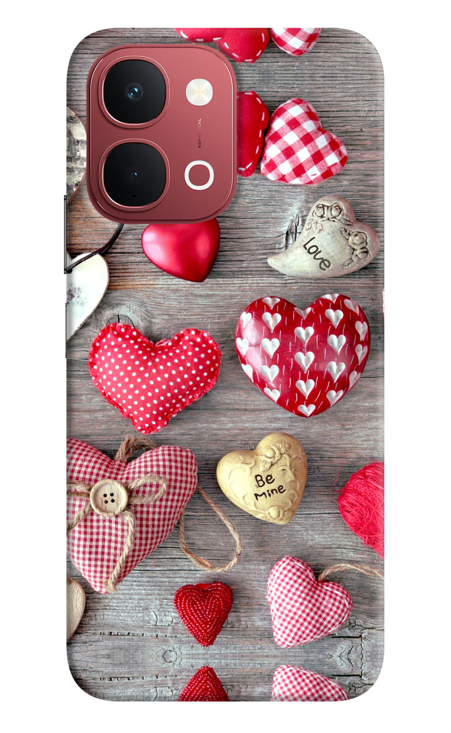 Love Wallpaper Vivo Y51 Pro 5G Back Cover, Hard case
