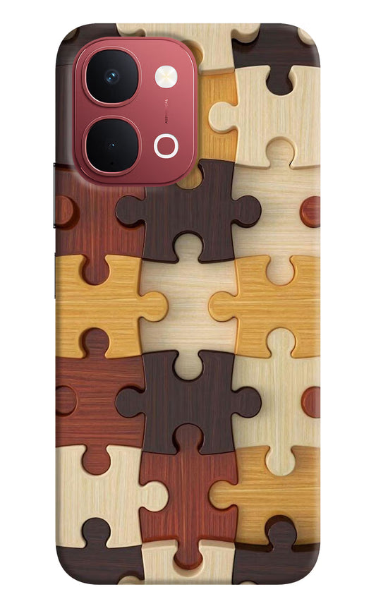 Wooden Puzzle Vivo Y51 Pro 5G Back Cover