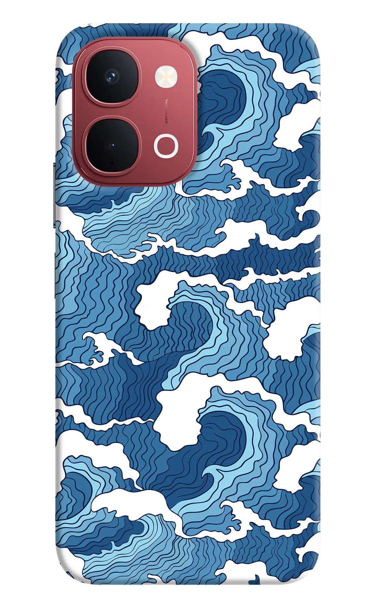 Blue Waves Vivo Y51 Pro 5G Back Cover