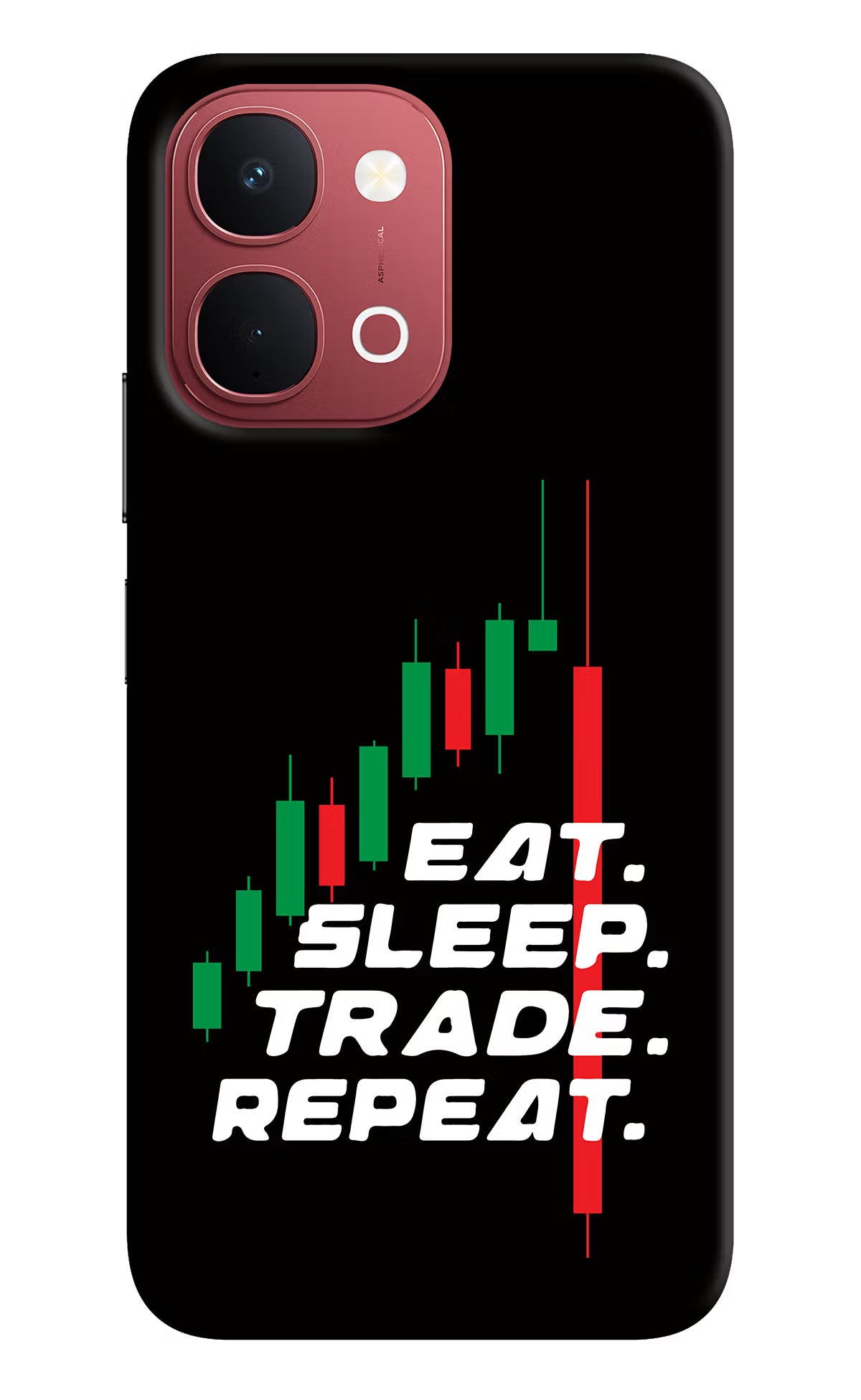 Eat Sleep Trade Repeat Vivo Y51 Pro 5G Back Cover