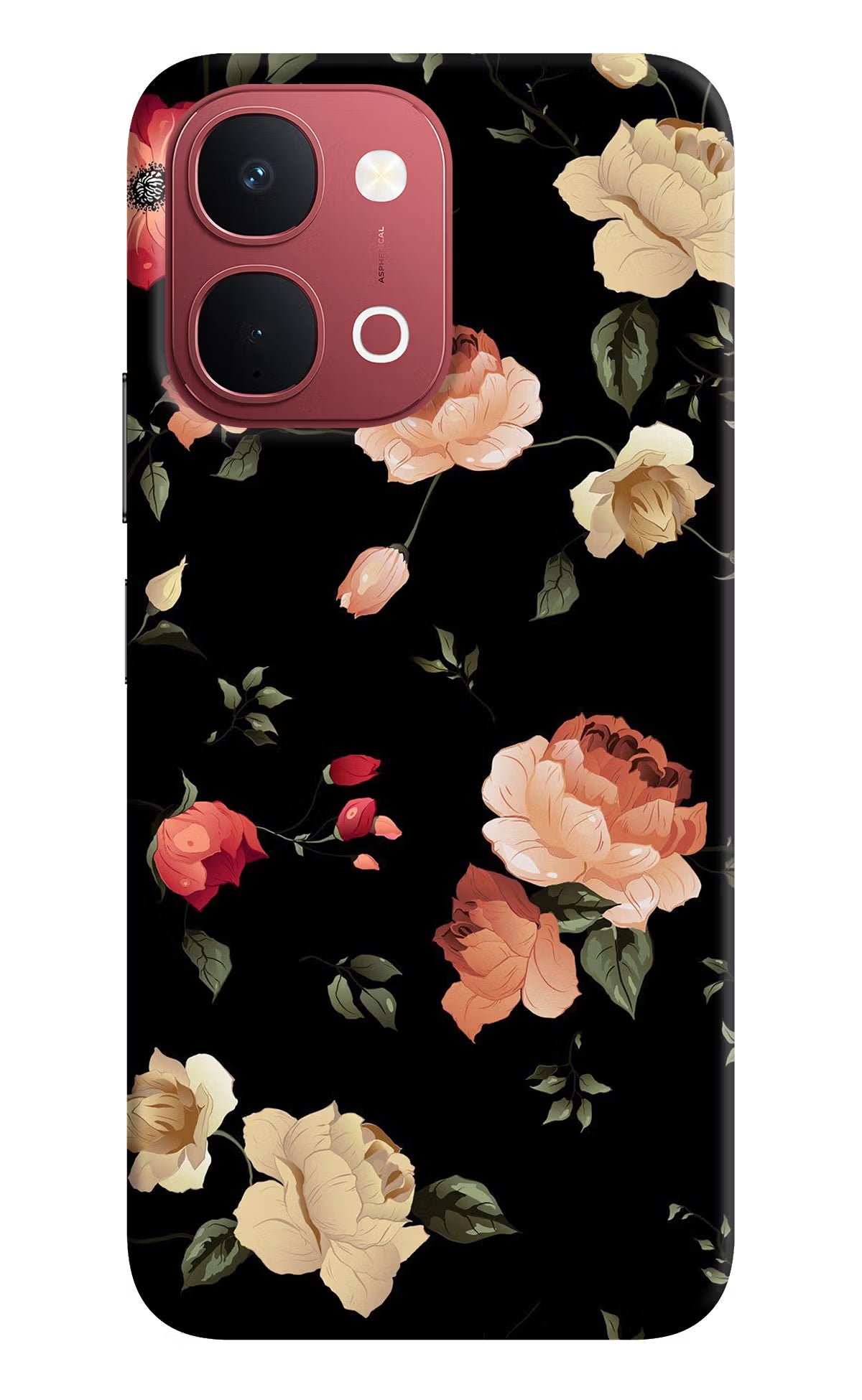 Flowers Vivo Y51 Pro 5G Back Cover