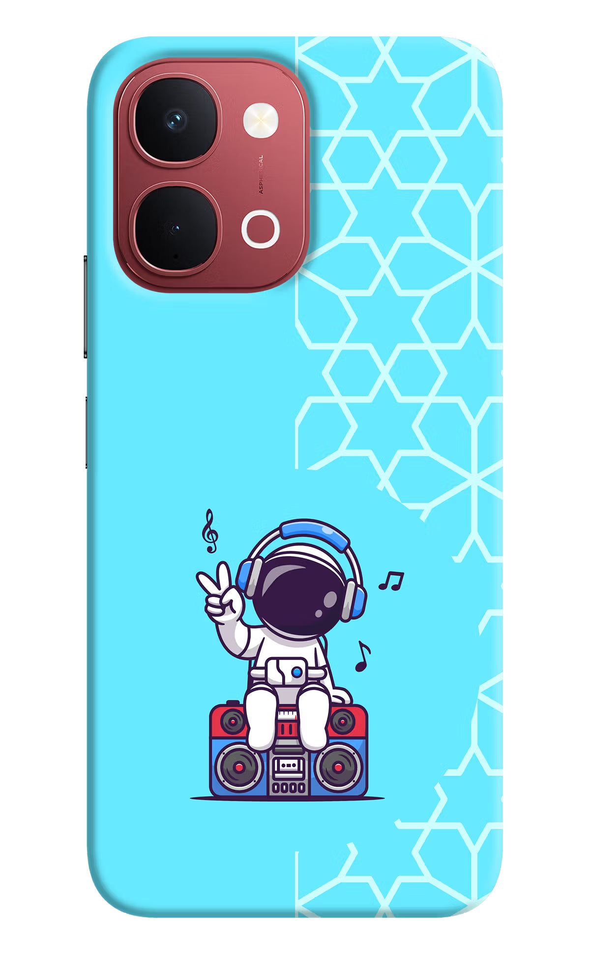 Cute Astronaut Chilling Vivo Y51 Pro 5G Back Cover