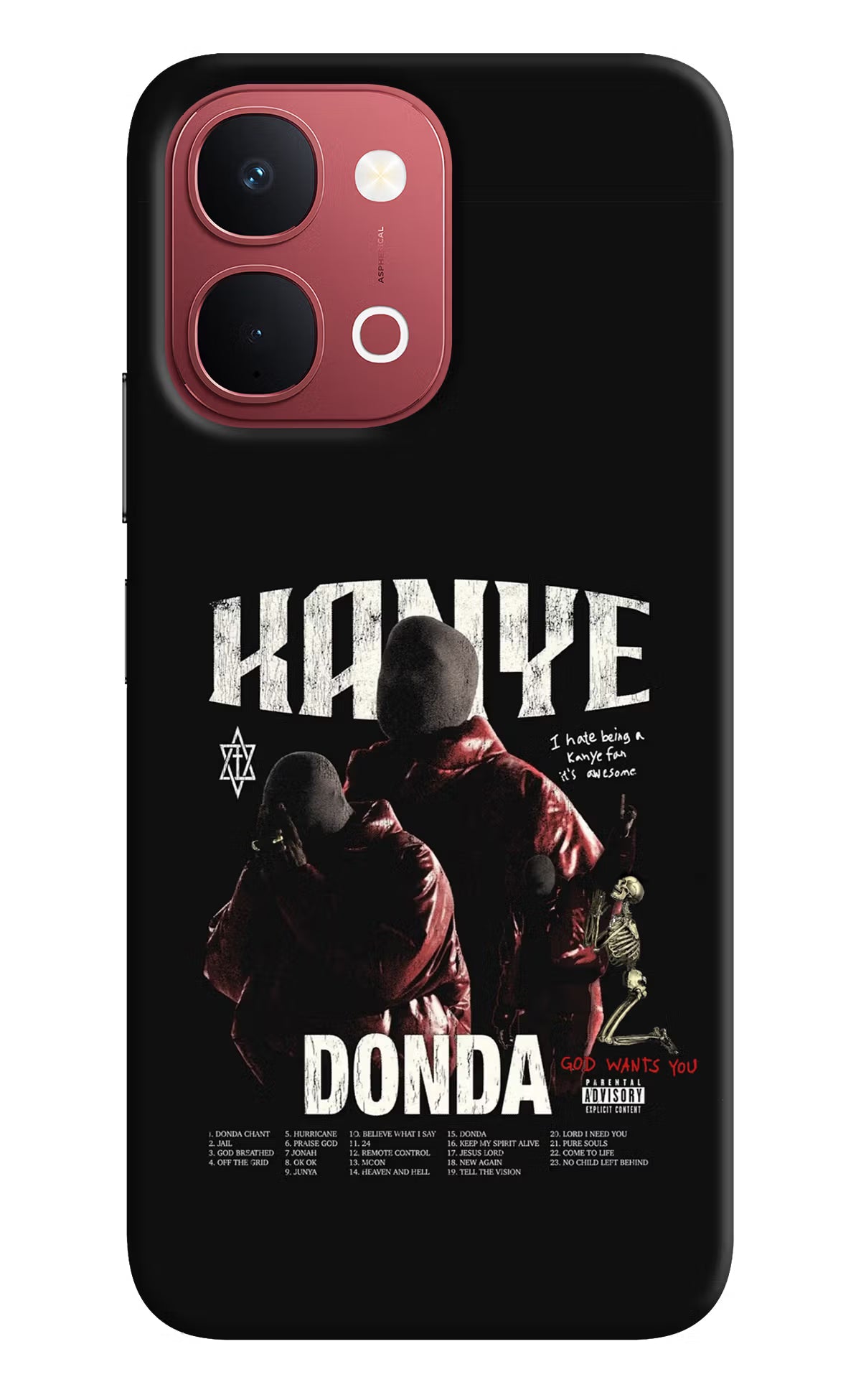 Donda Kanye West Vivo Y51 Pro 5G Back Cover