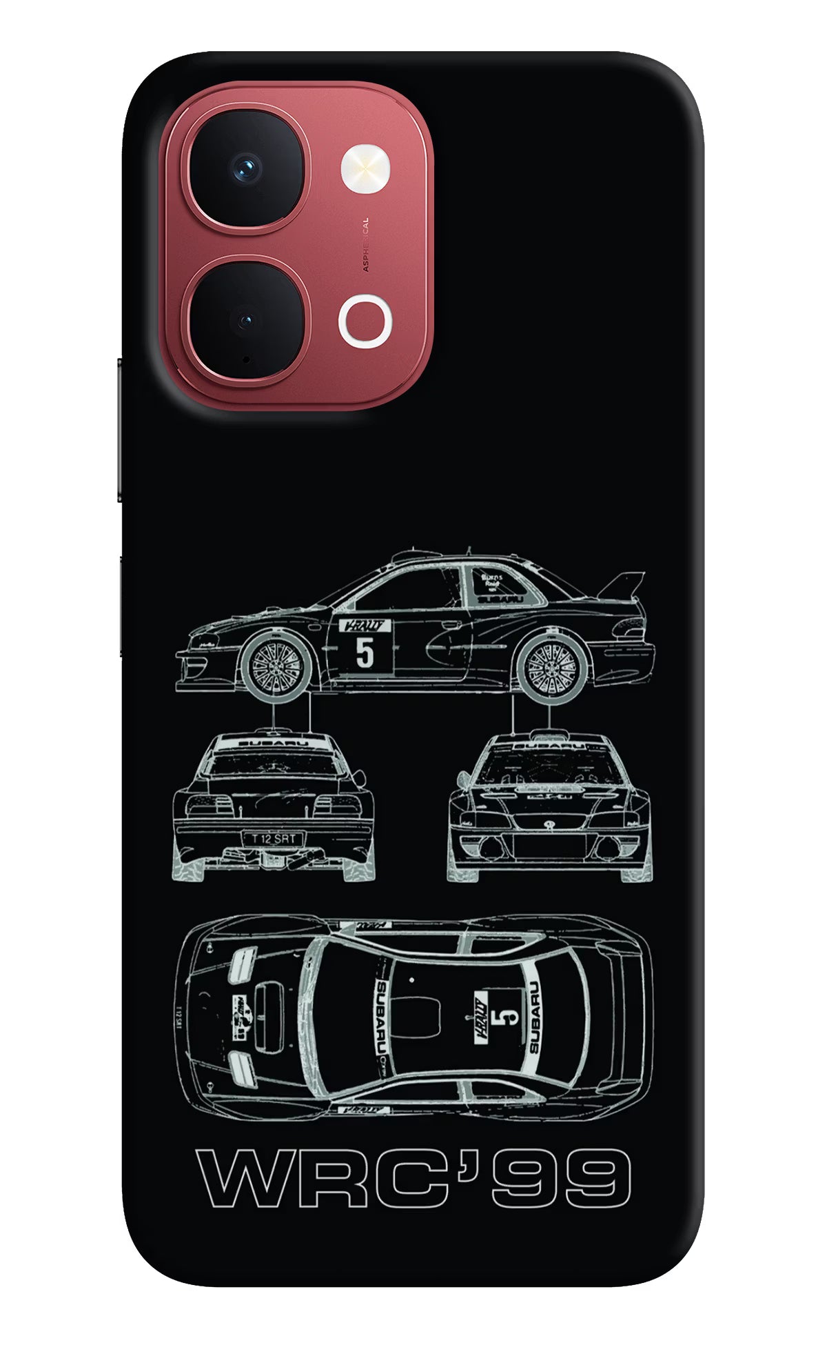 WRC'99 Vivo Y51 Pro 5G Back Cover