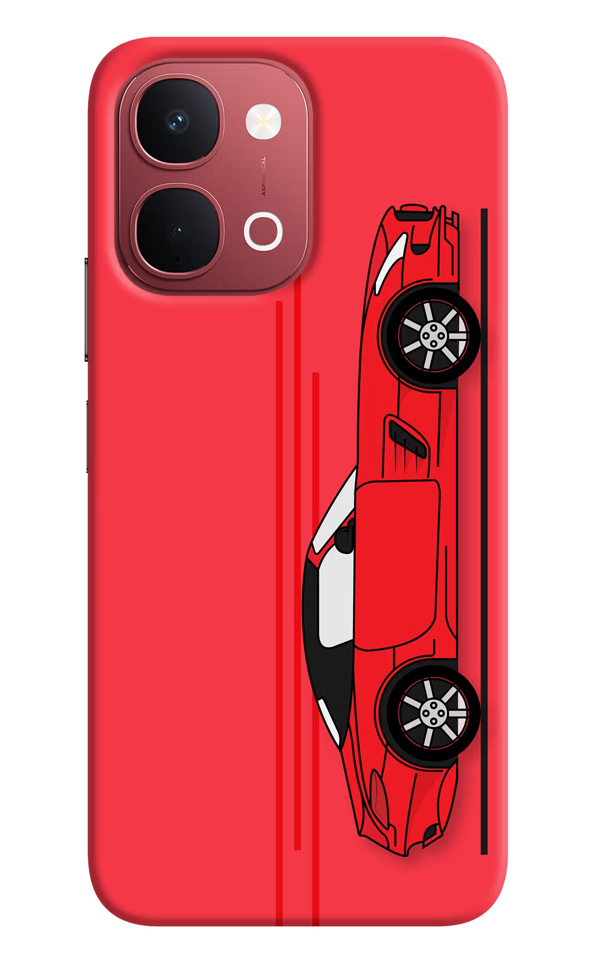 Red Velocity Vivo Y51 Pro 5G Back Cover