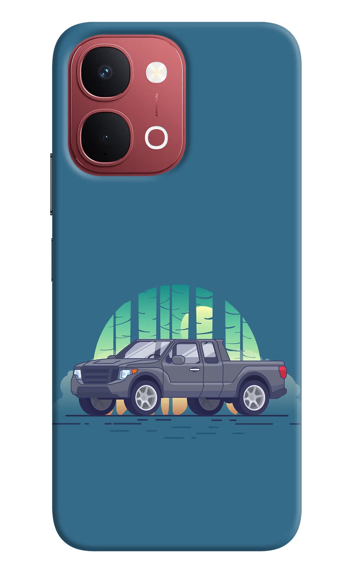 Retro Garage Vibe Vivo Y51 Pro 5G Back Cover