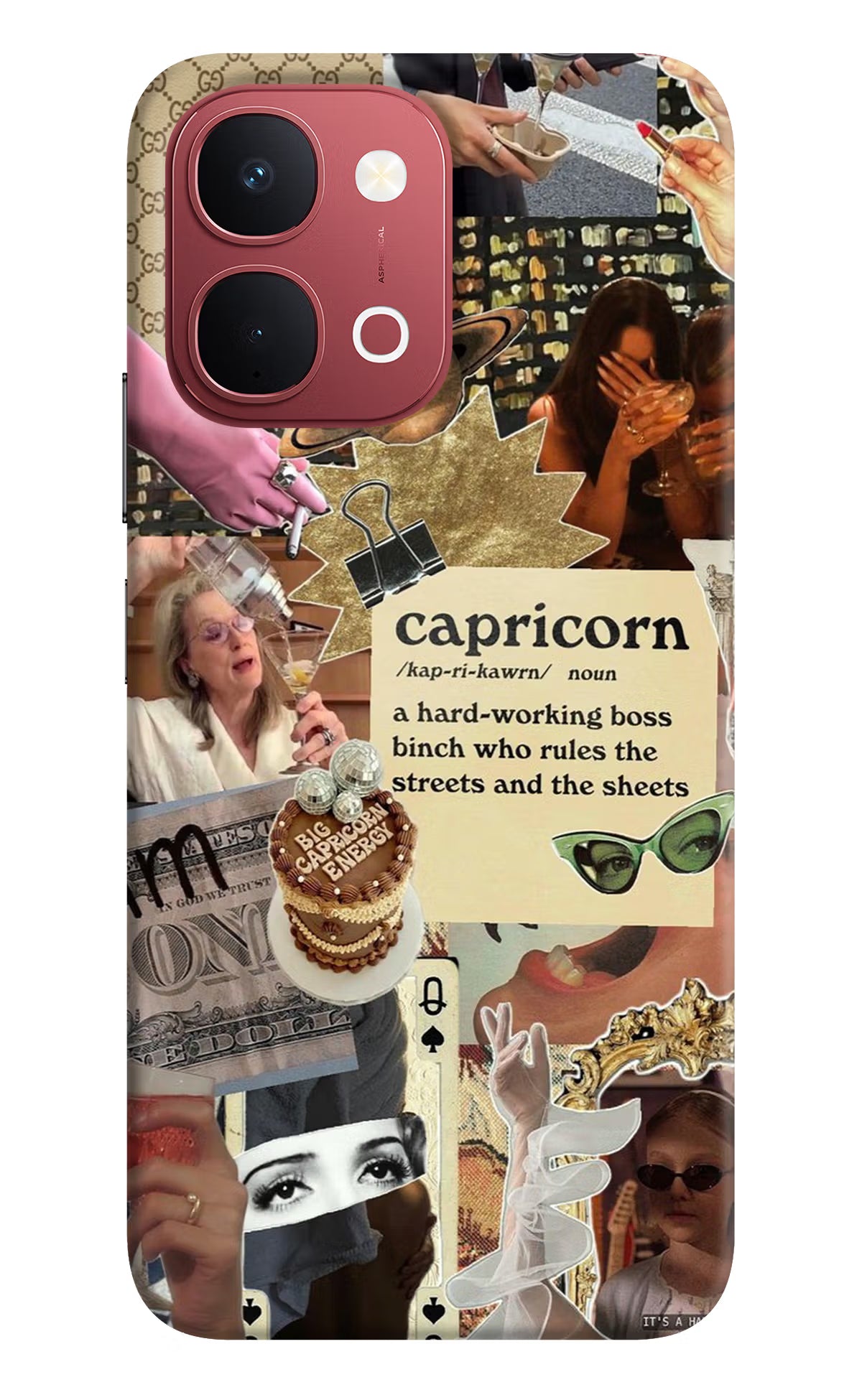 Capricorn Zodiac Vivo Y51 Pro 5G Back Cover