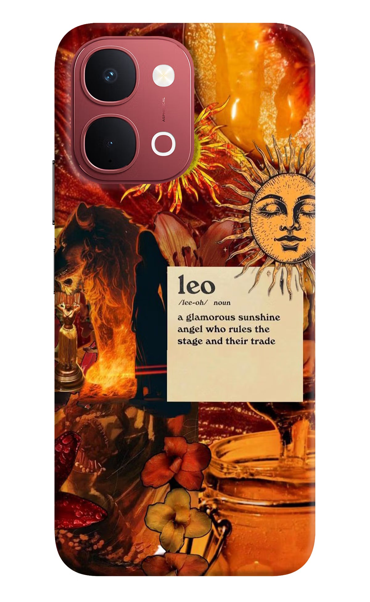 Leo Zodiac Vivo Y51 Pro 5G Back Cover