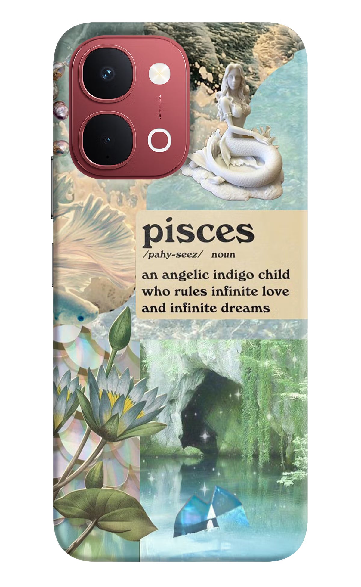 Pisces Zodiac Vivo Y51 Pro 5G Back Cover