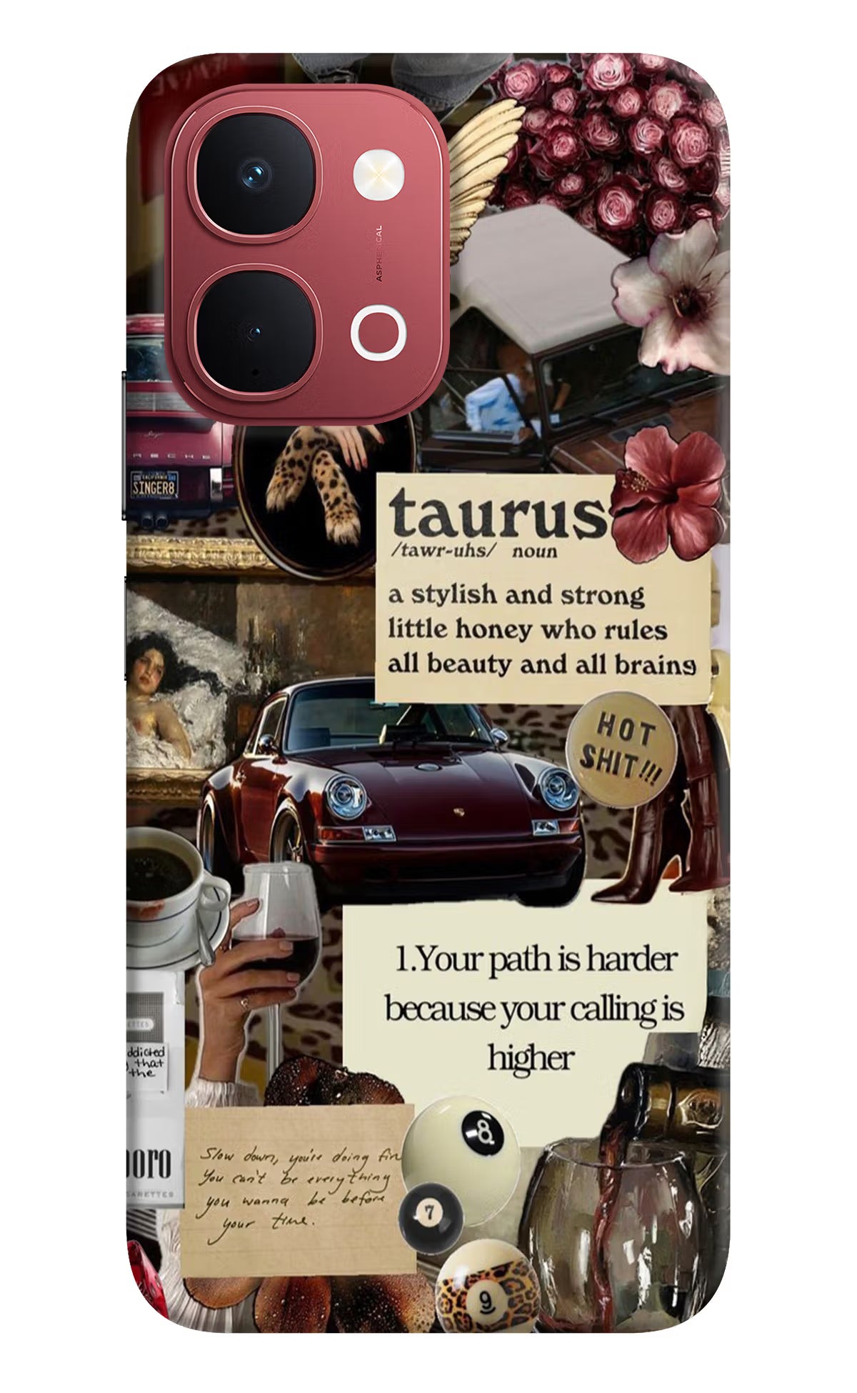 Taurus Zodiac Vivo Y51 Pro 5G Back Cover