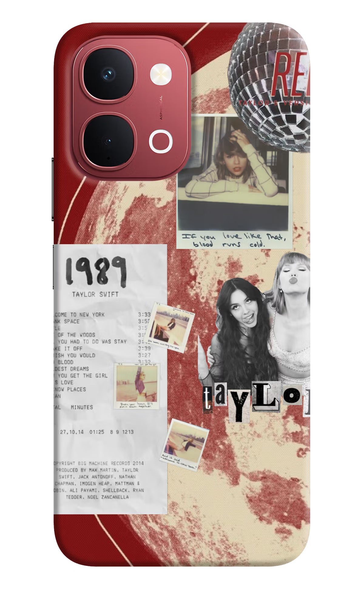 Taylor Swift Vivo Y51 Pro 5G Back Cover