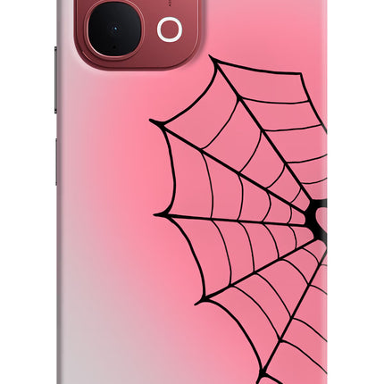 Pink Web Vivo Y51 Pro 5G Hard Case Back Cover by Casekaro