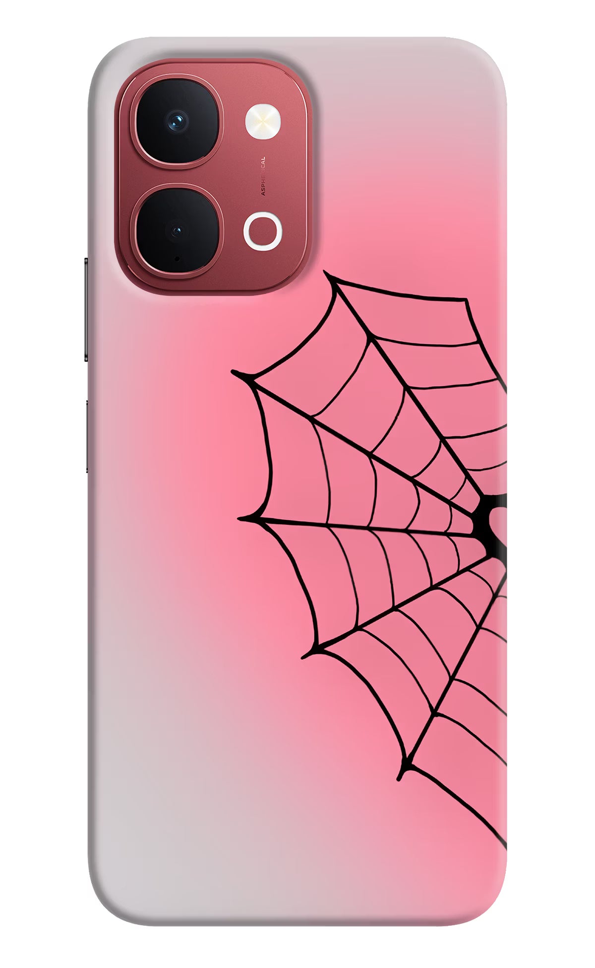 Pink Web Vivo Y51 Pro 5G Back Cover