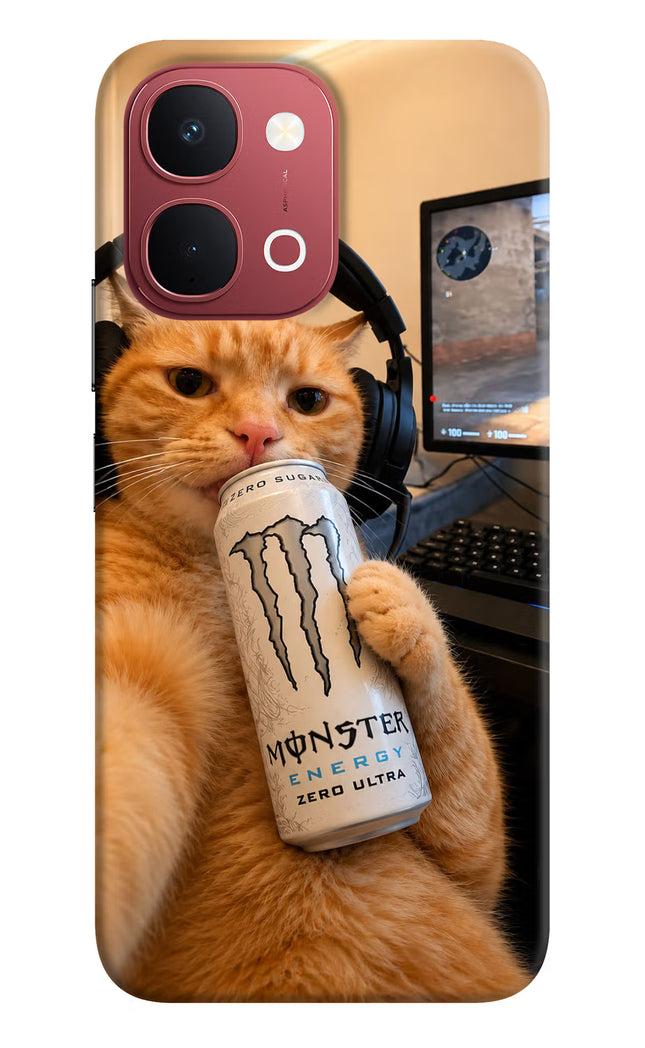 Gamer Cat Energy Vivo Y51 Pro 5G Back Cover