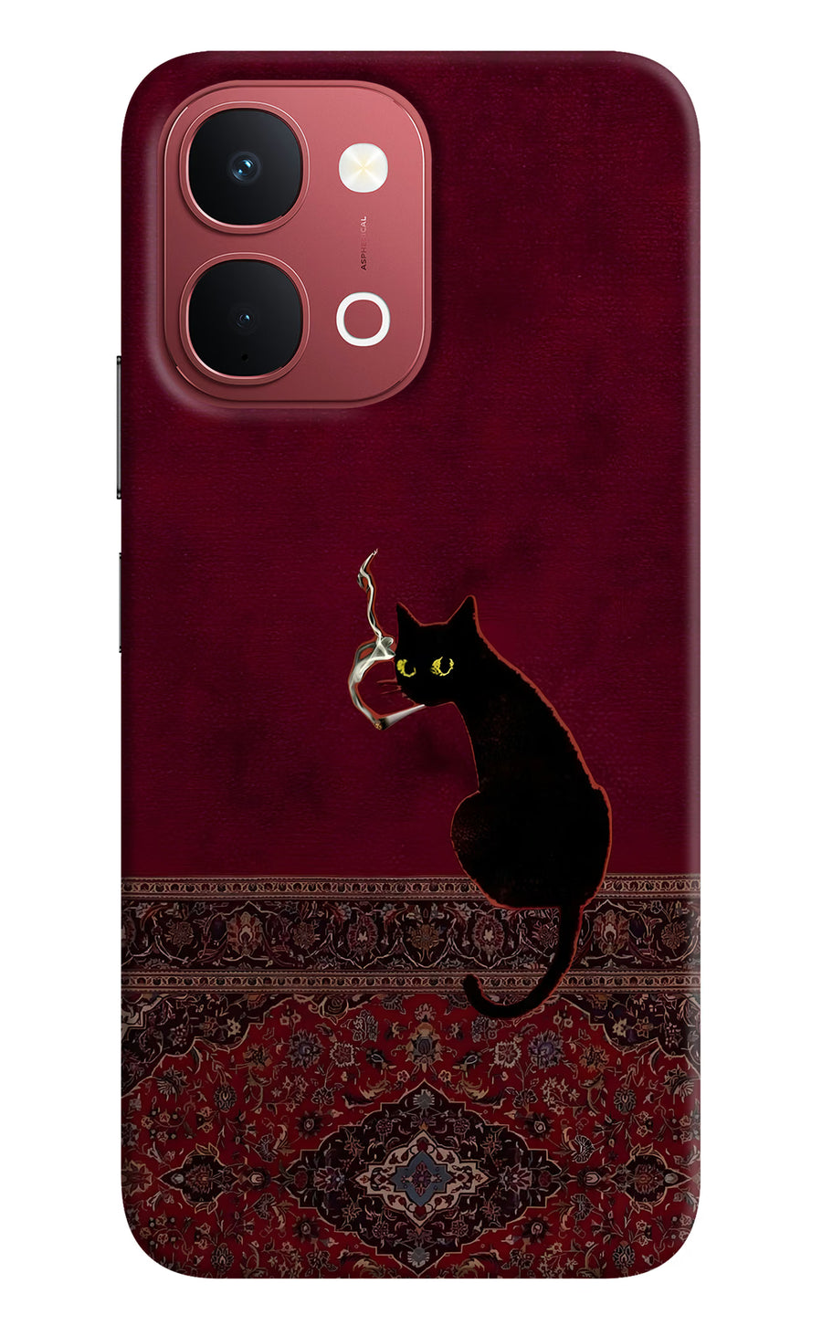 Midnight Cat Vivo Y51 Pro 5G Back Cover, Hard case