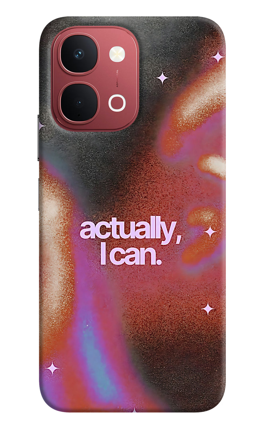 Pink Aura Vivo Y51 Pro 5G Back Cover, Hard case