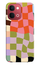 Wavy Grid Vivo Y51 Pro 5G Hard Case Back Cover by Casekaro