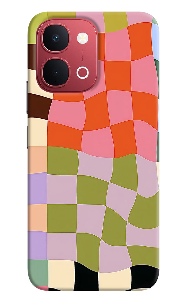 Wavy Grid Vivo Y51 Pro 5G Hard Case Back Cover by Casekaro