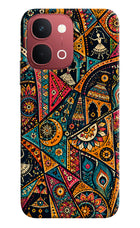 Folk Print Vivo Y51 Pro 5G Hard Case Back Cover by Casekaro