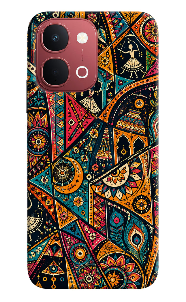 Folk Print Vivo Y51 Pro 5G Hard Case Back Cover by Casekaro