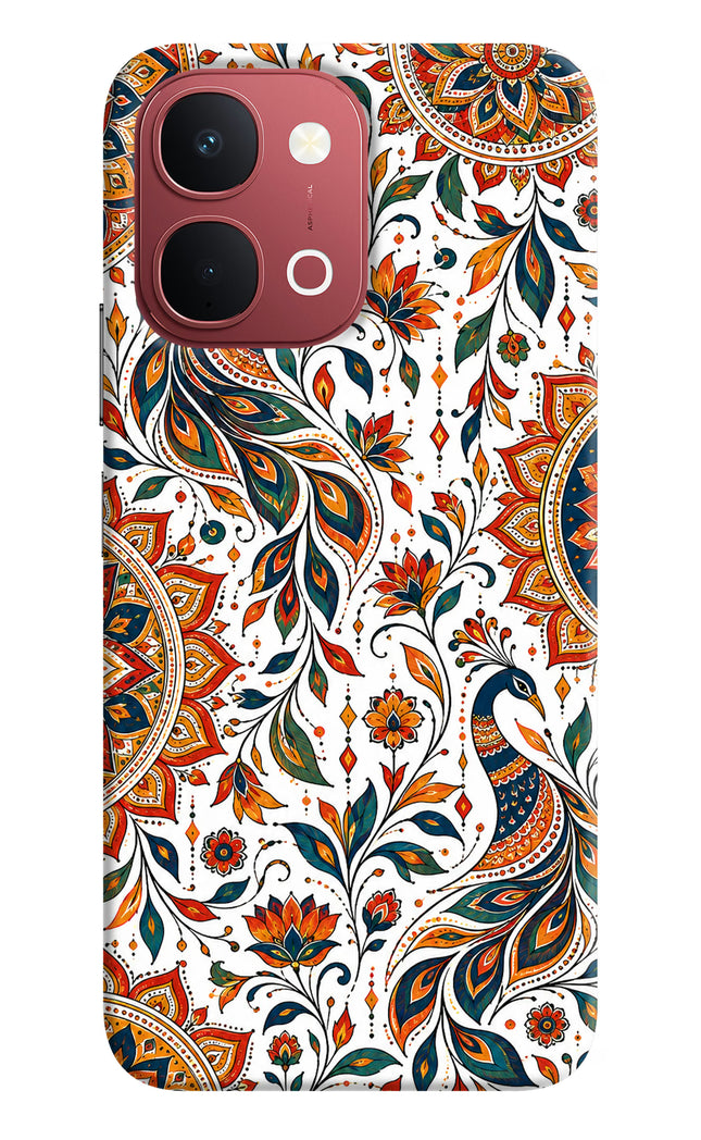 White Mayura Vivo Y51 Pro 5G Hard Case Back Cover by Casekaro