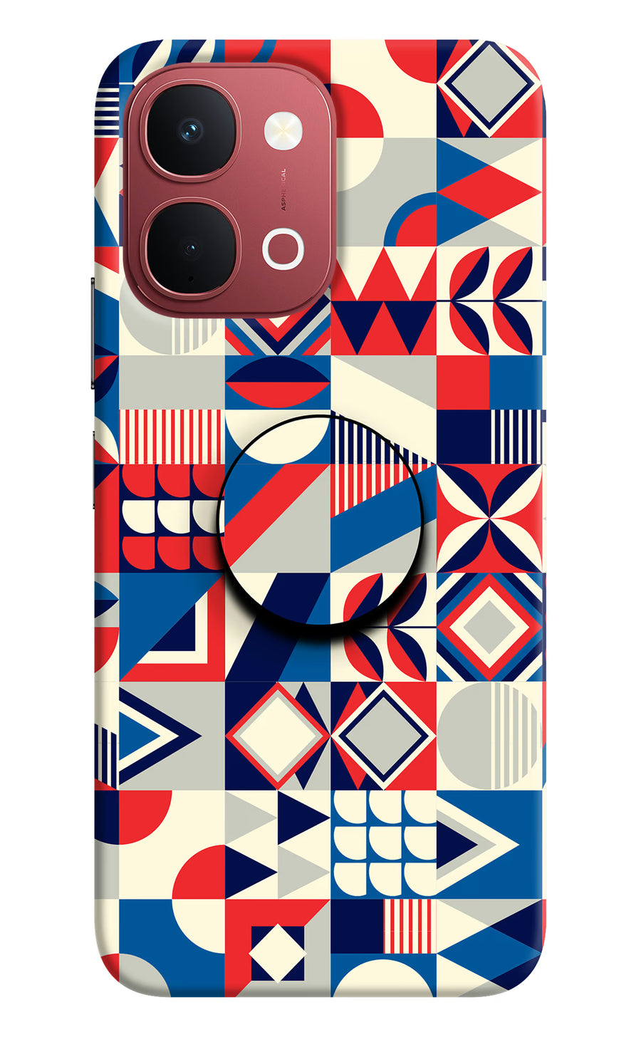Colorful Pattern Vivo Y51 Pro 5G Pop Case, Hard case