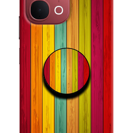 Multicolor Wooden Vivo Y51 Pro 5G Pop Case