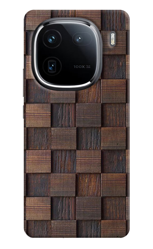 Wooden Cube Design iQOO 12 5G Back Cover