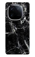 Black Marble Texture iQOO 12 5G Back Cover