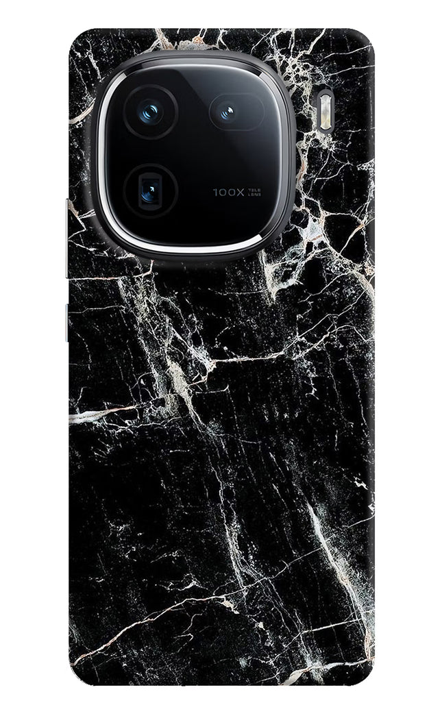 Black Marble Texture iQOO 12 5G Back Cover