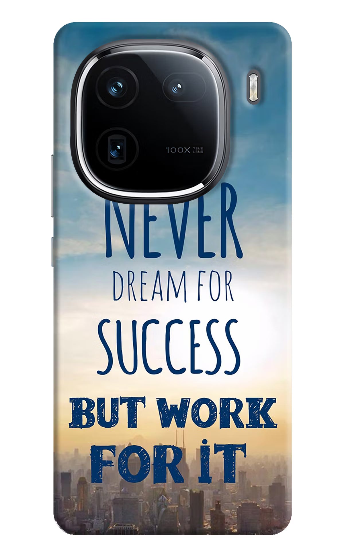 Never Dream For Success But Work For It iQOO 12 5G Back Cover