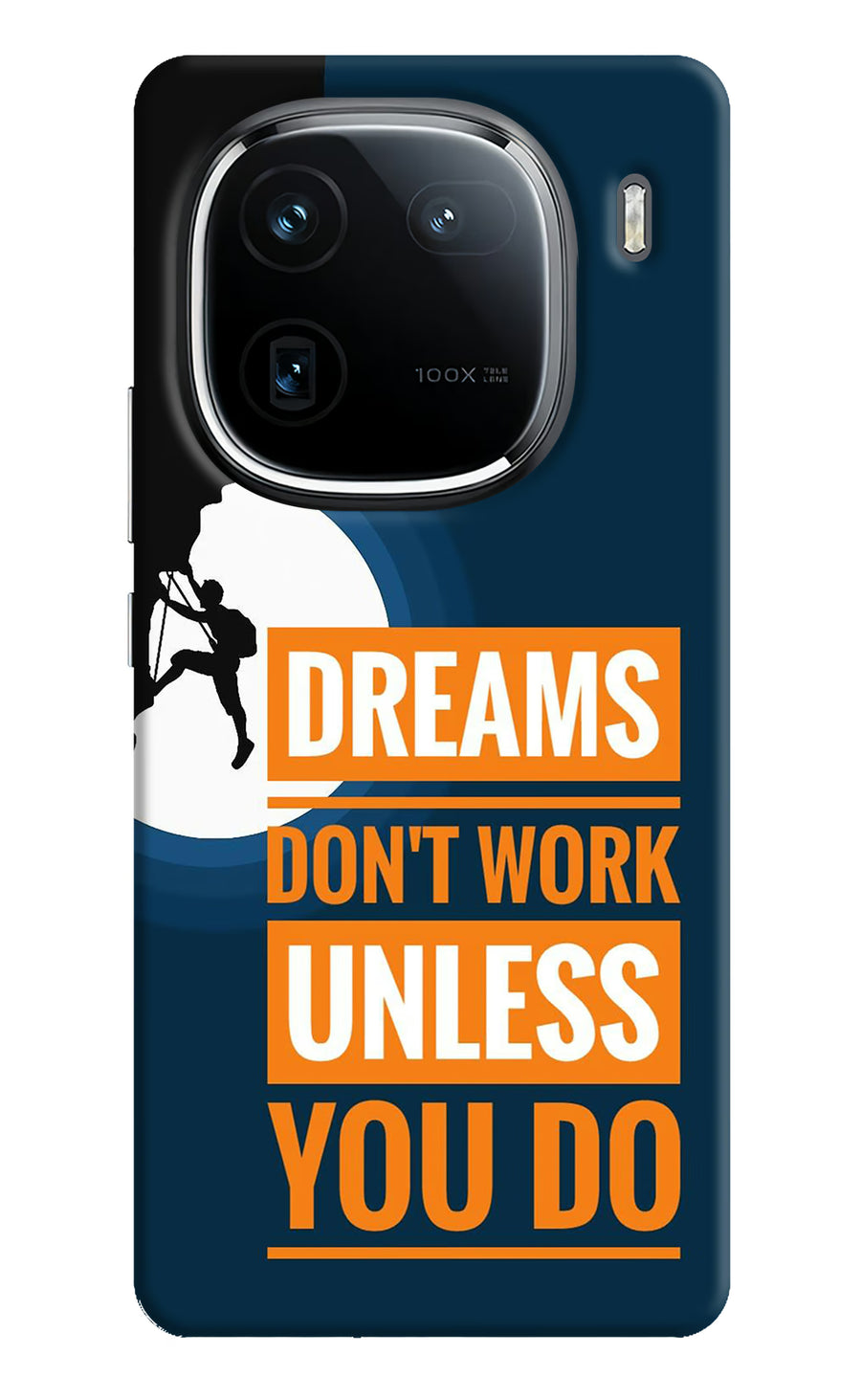 Dreams Don’T Work Unless You Do iQOO 12 5G Back Cover, Hard case