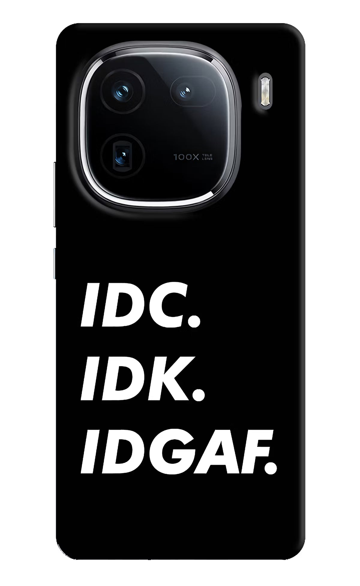 Idc Idk Idgaf iQOO 12 5G Back Cover