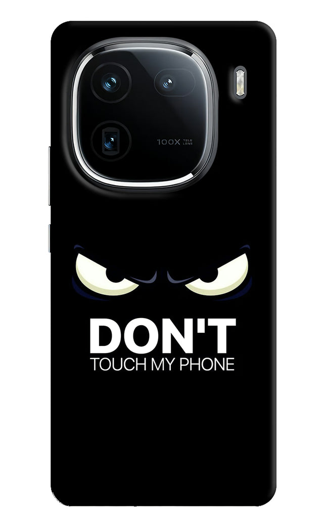 Don'T Touch My Phone iQOO 12 5G Hard Case Back Cover by Casekaro