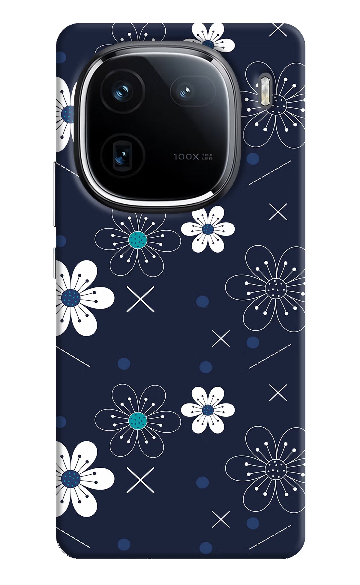 Flowers iQOO 12 5G Back Cover