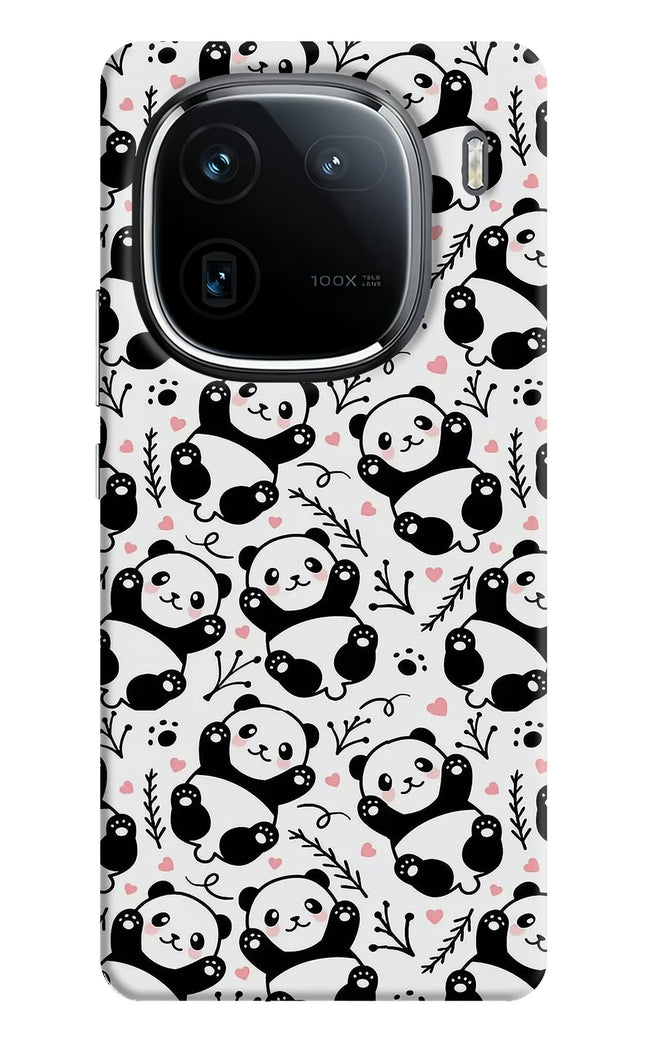 Cute Panda iQOO 12 5G Hard Case Back Cover by Casekaro