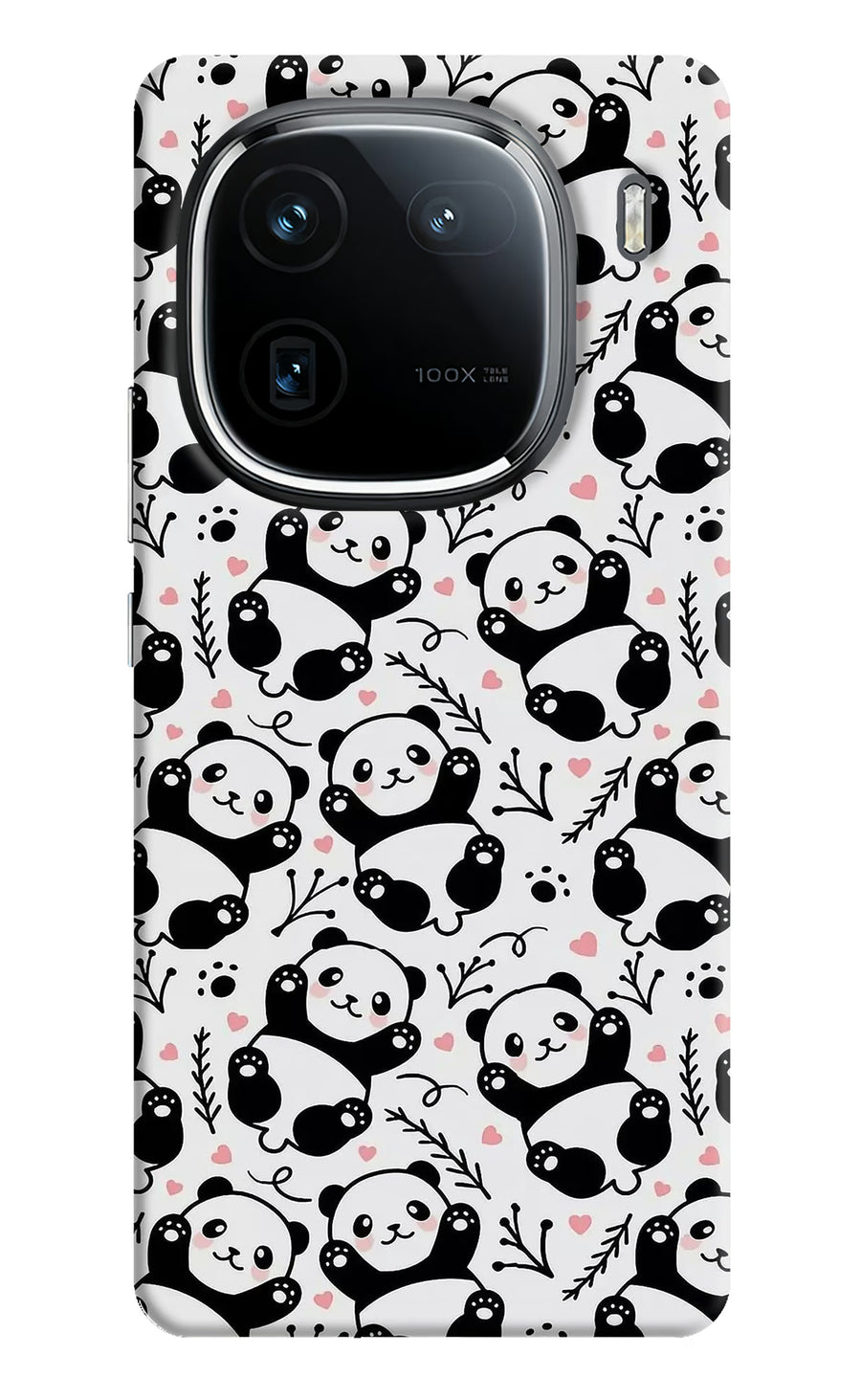 Cute Panda iQOO 12 5G Back Cover, Hard case
