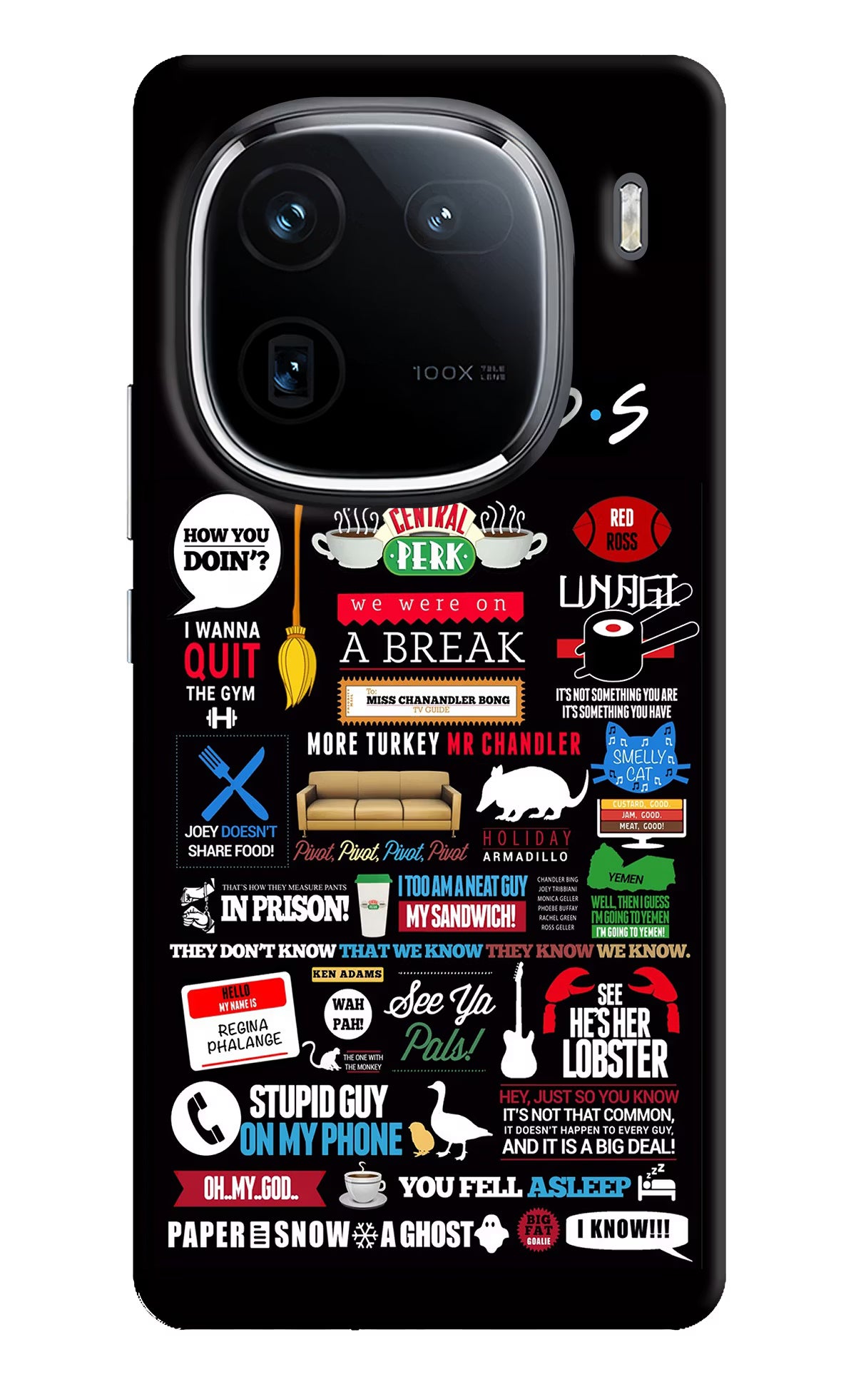 FRIENDS iQOO 12 5G Back Cover