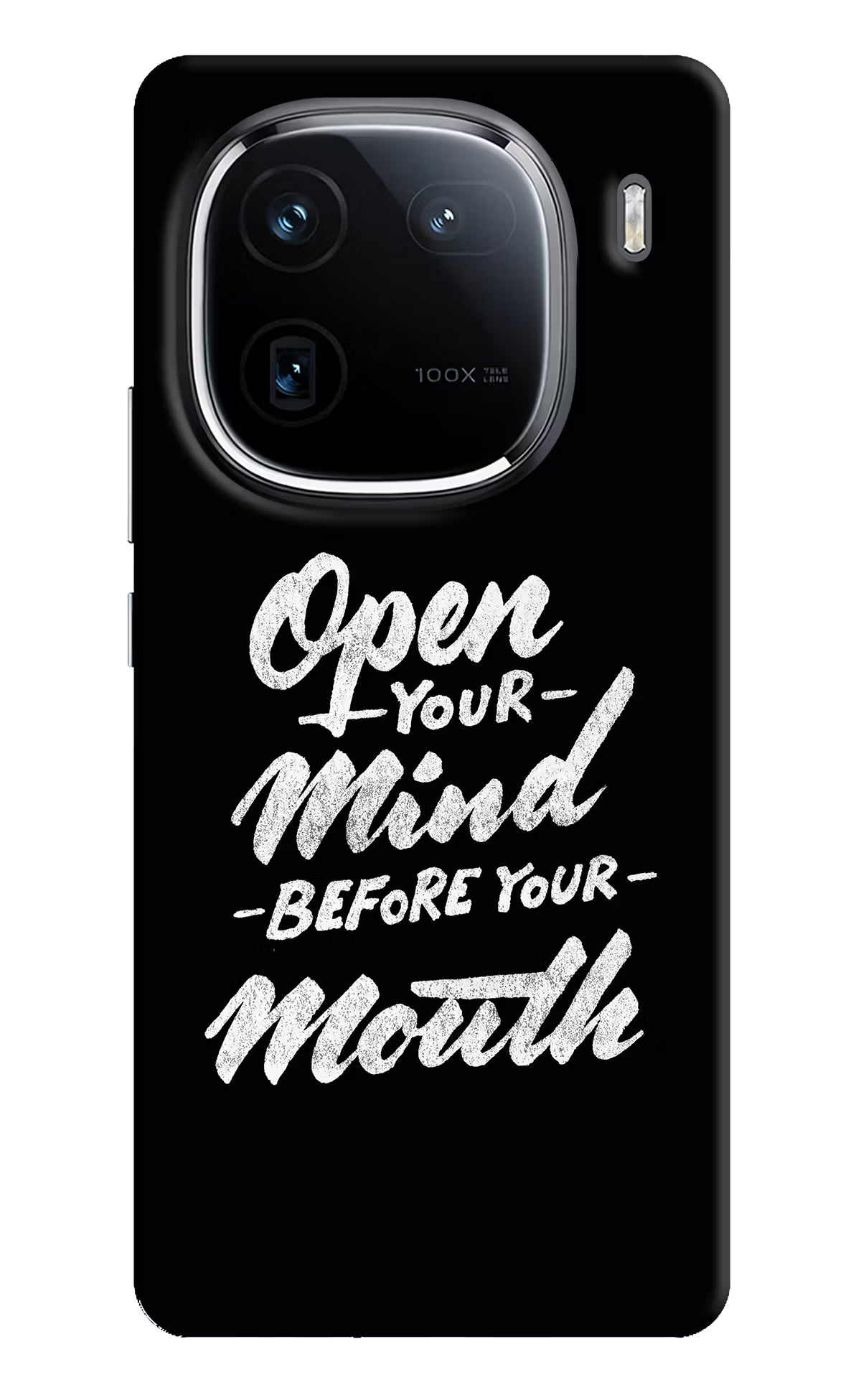 Open Your Mind Before Your Mouth iQOO 12 5G Back Cover