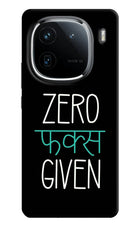 Zero Fucks Given iQOO 12 5G Hard Case Back Cover by Casekaro