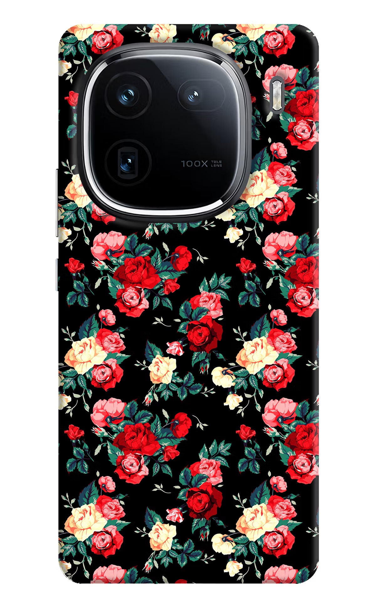 Rose Pattern iQOO 12 5G Back Cover