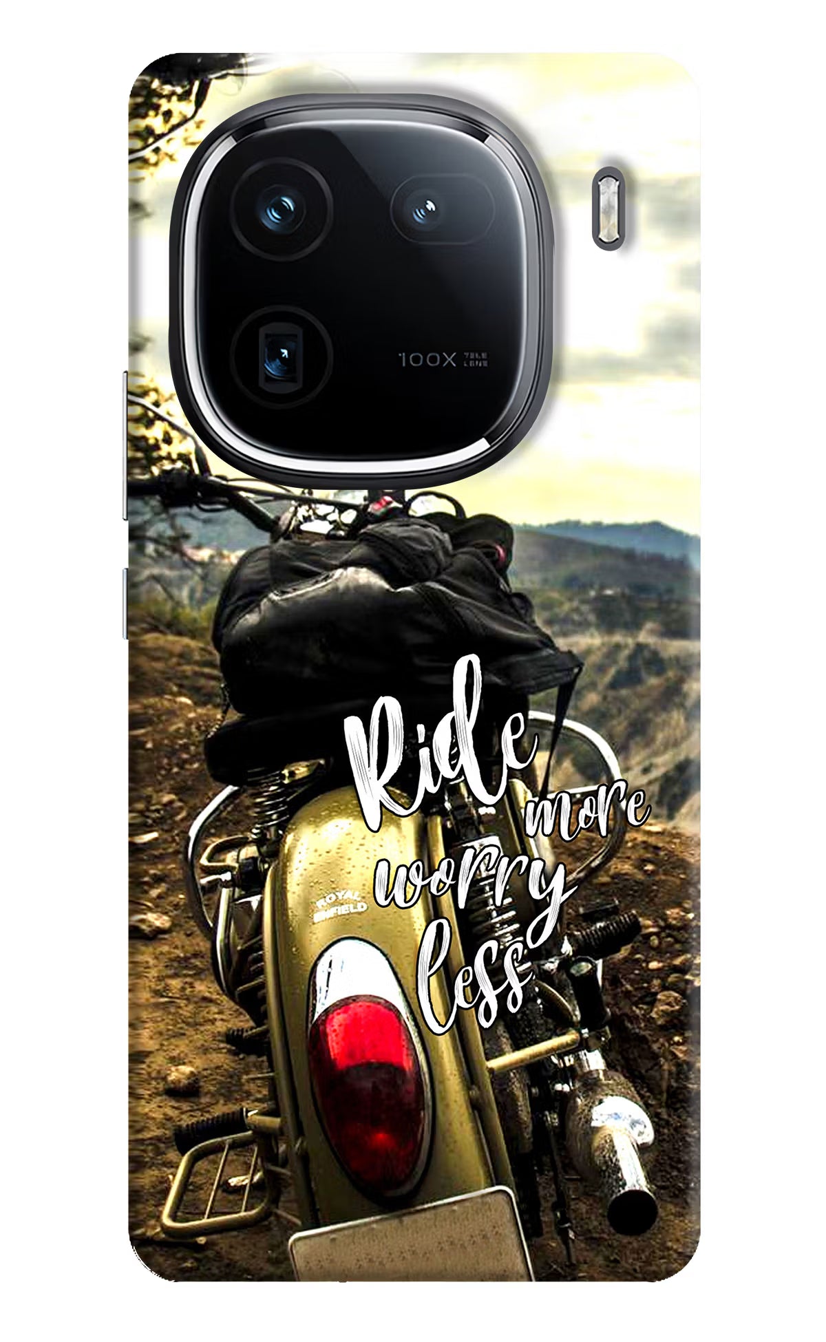 Ride More Worry Less iQOO 12 5G Back Cover