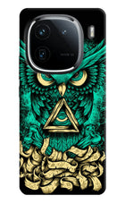 Green Owl iQOO 12 5G Hard Case Back Cover by Casekaro